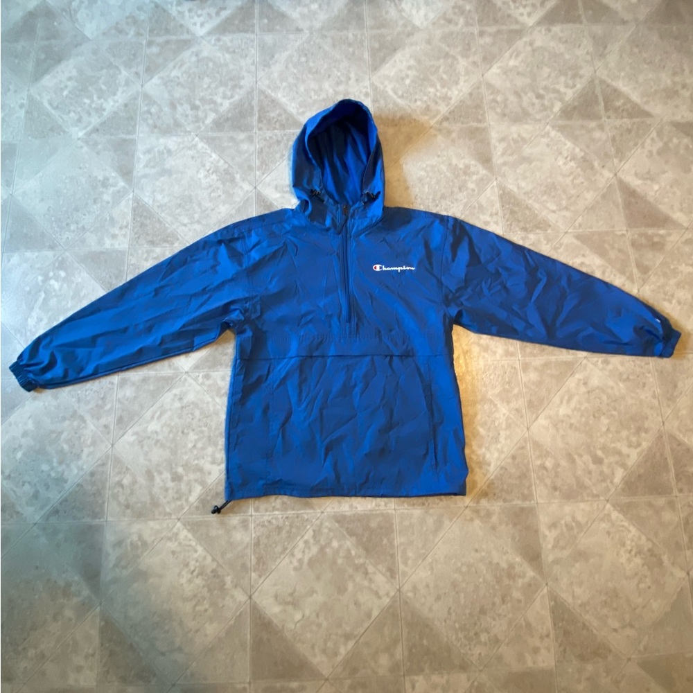 Champion Halfzip Windbreaker and Raincoat with Hood